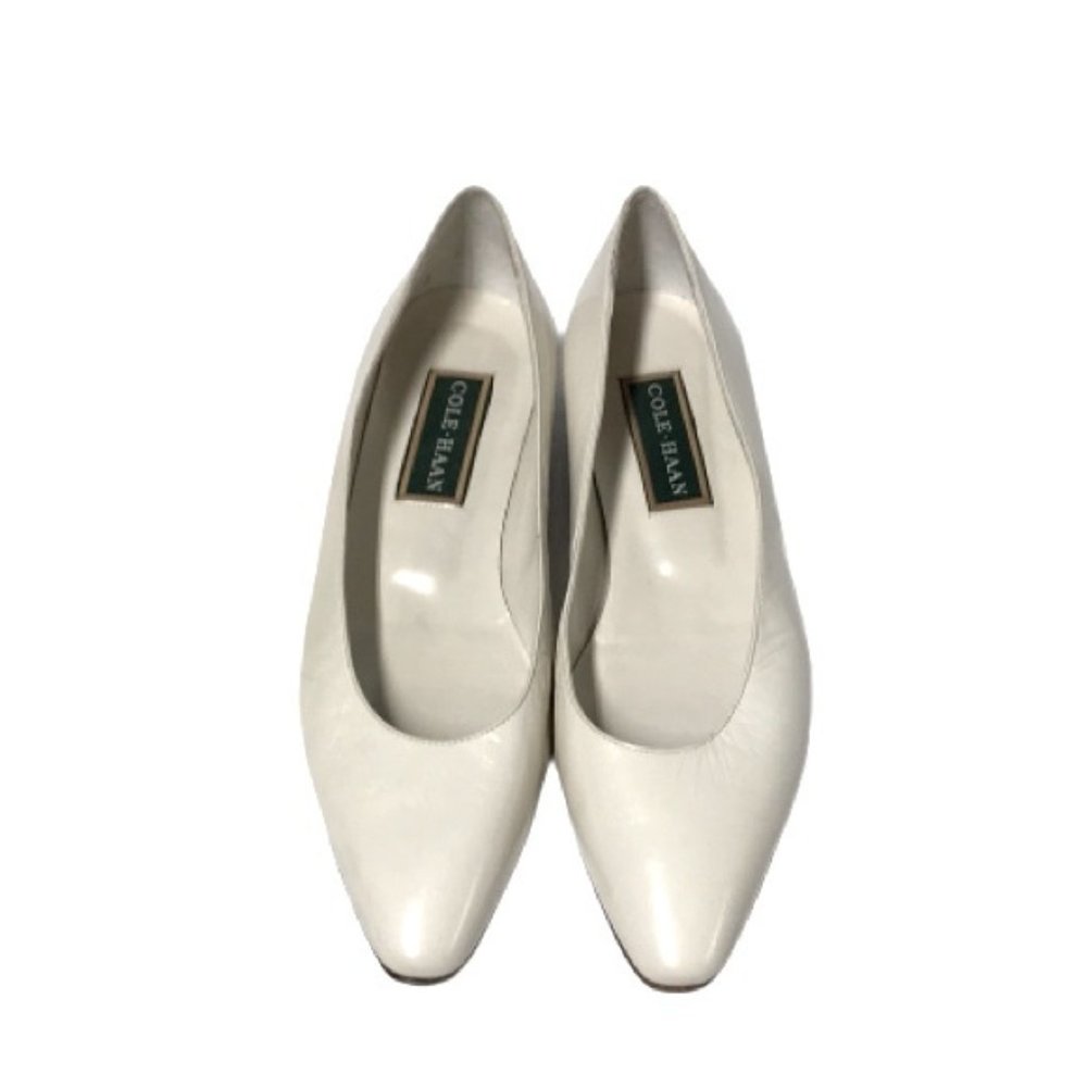 Vintage COLE HAAN Sand/Beige Leather Shoes - Picture 1 of 7